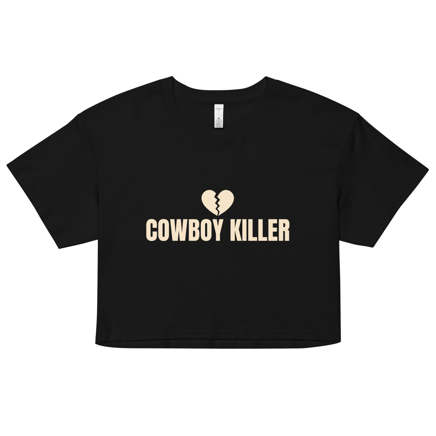 "Cowboy Killer" women’s crop top