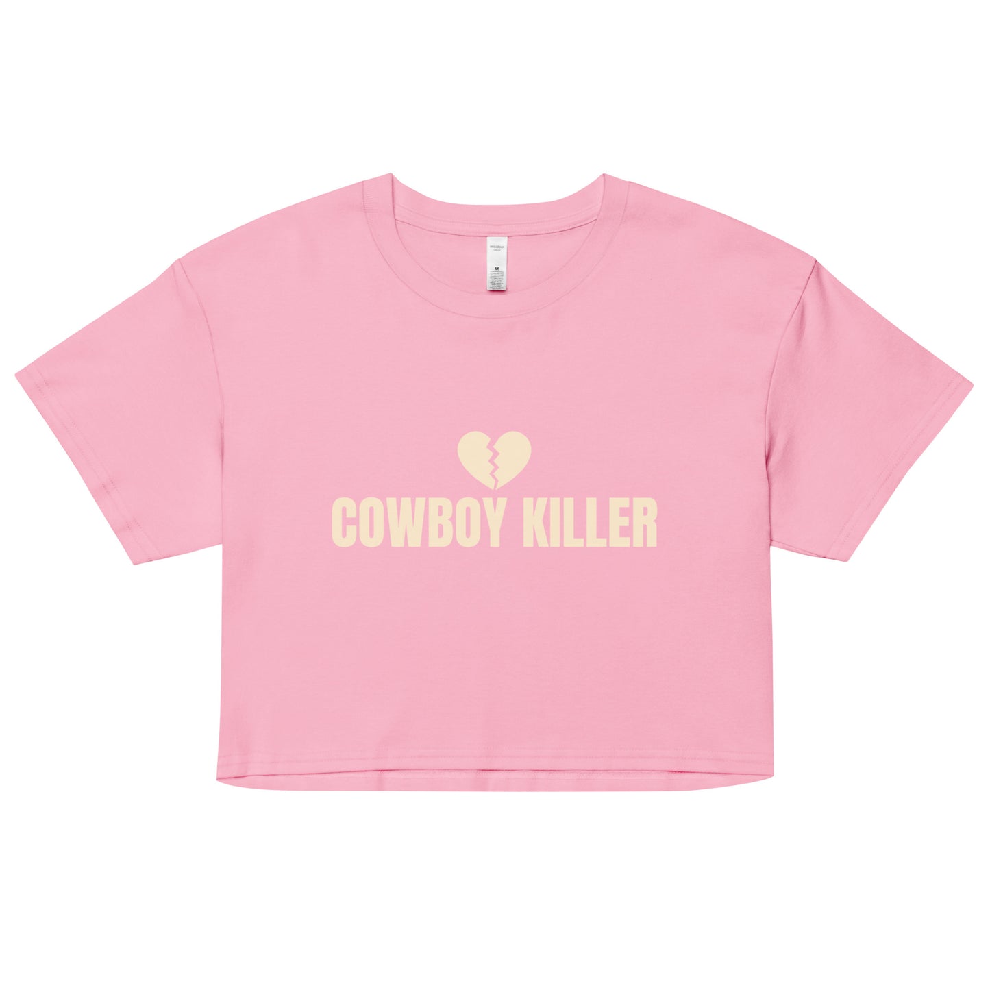 "Cowboy Killer" women’s crop top