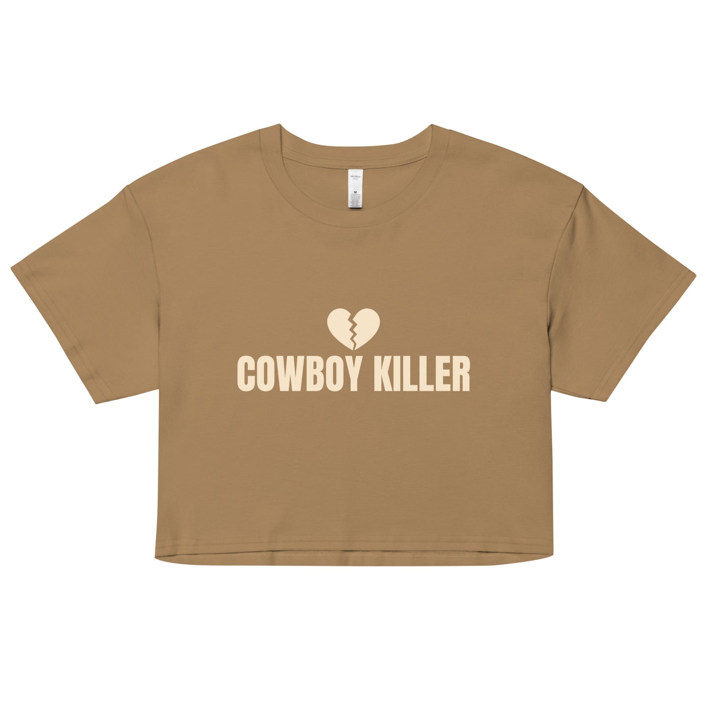 "Cowboy Killer" women’s crop top