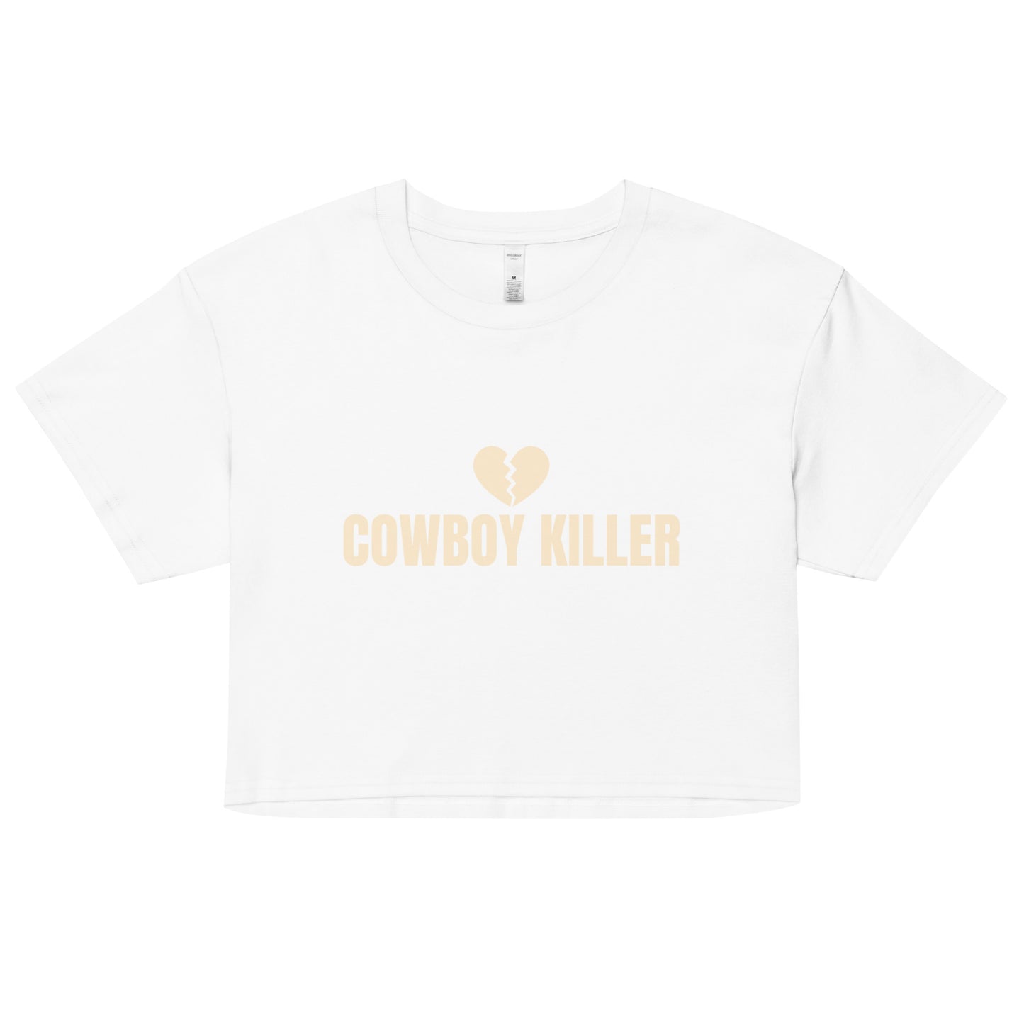 "Cowboy Killer" women’s crop top